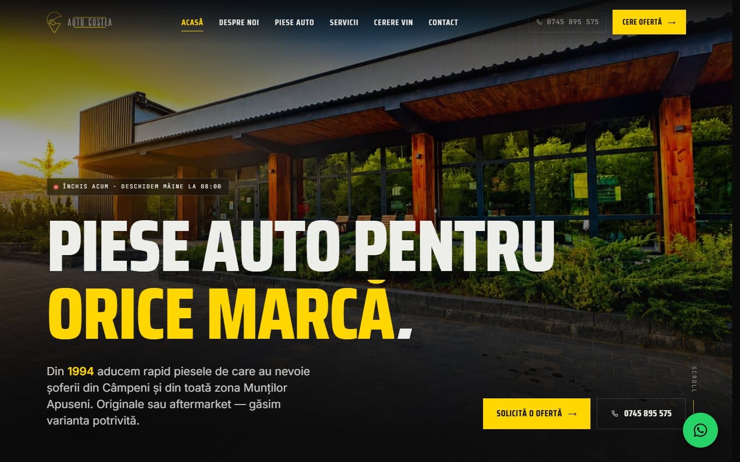 Site realizat de Innotive Digital pentru Auto Costea